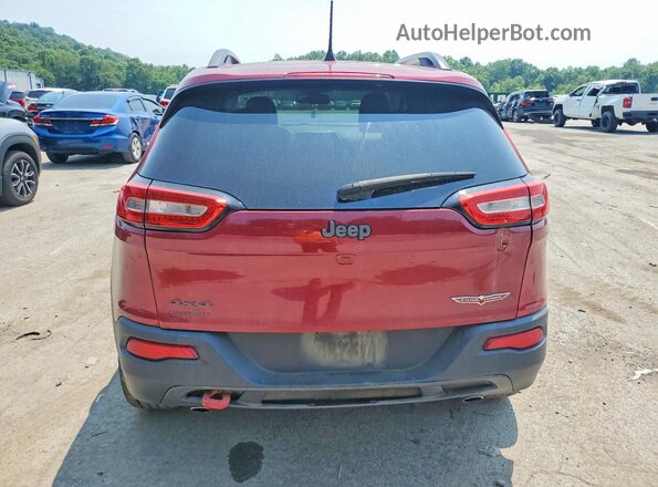 1C4PJMBS8GW285295 2016 JEEP CHEROKEE Red Սալոնի դիմացի տեսք