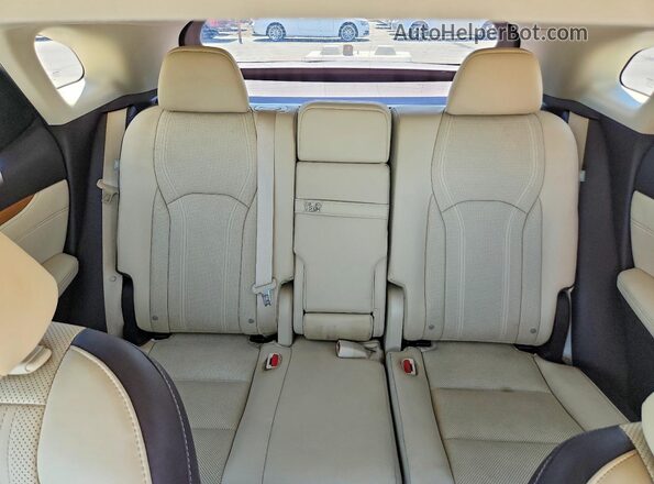 2T2BGMCA7HC016404 2017 LEXUS RX Silver Rear interior view
