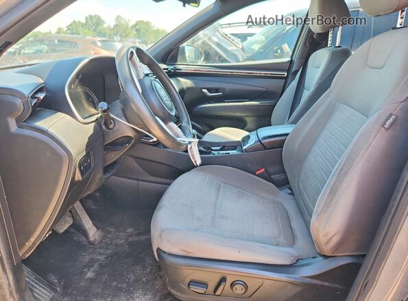 5NTJBDAE1NH010662 2022 HYUNDAI SANTA Gray წინა პანელის ხედი