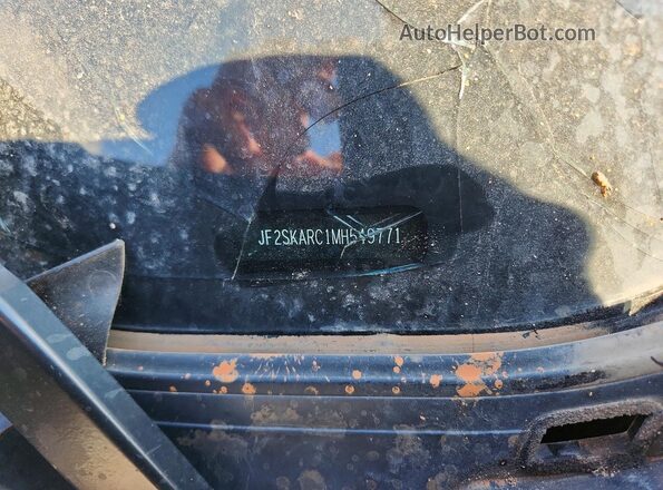 JF2SKARC1MH549771 2021 SUBARU FORESTER Gray Widok wnętrza 360 stopni