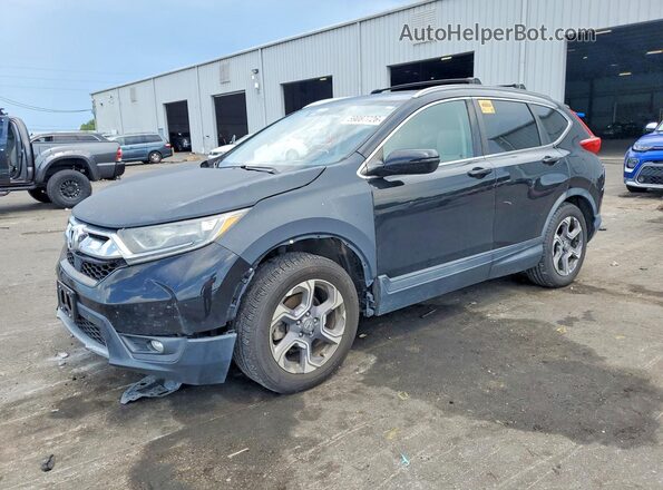 7FARW1H52HE022112 2017 HONDA CR-V Black Trasero izquierdo