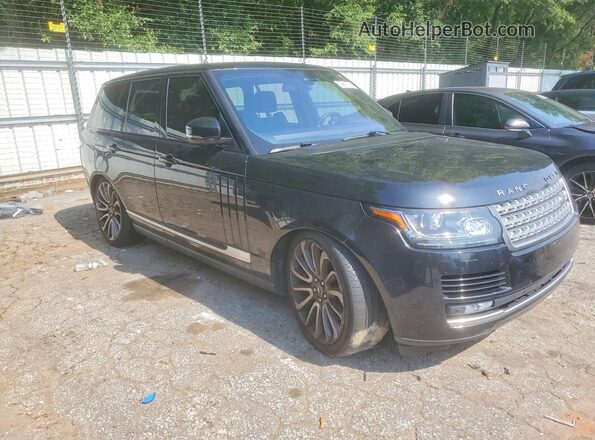 SALGS2EF8GA295590 2016 LAND ROVER RANGE ROVER Черный Вид спереди