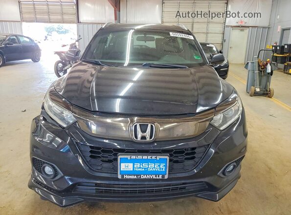 3CZRU5H1XKM730109 2019 HONDA HR-V Black უკანა ხედი