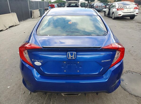 2HGFC2F80MH533771 2021 HONDA CIVIC Blue Սալոնի դիմացի տեսք