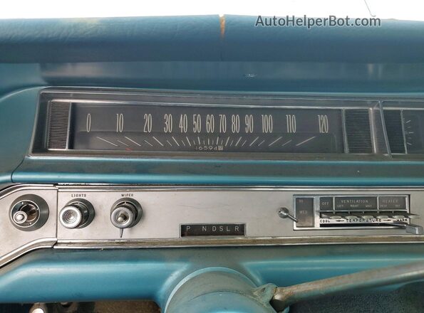 844C023520 1964 OLDSMOBILE DYNAMIC Белый Вид щитка приборов