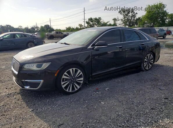 3LN6L5MU5HR638912 2017 LINCOLN MKZ Black Tył lewy