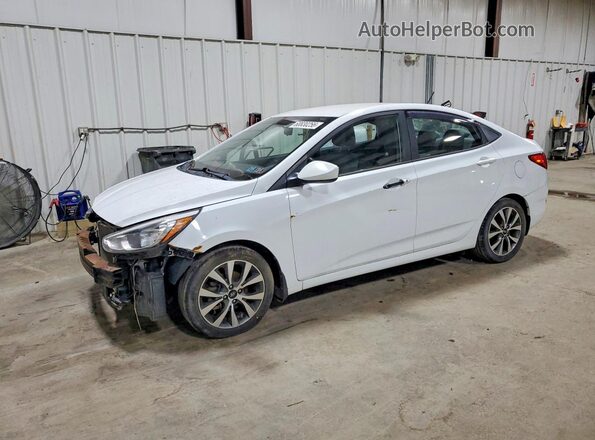 KMHCT4AE8HU253931 2017 HYUNDAI ACCENT White Հետևի ձախ