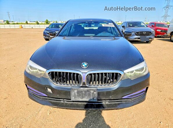 WBAJA7C38HG904016 2017 BMW 5 SERIES Black Вид ззаду