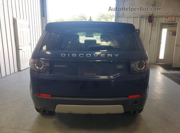 SALCR2BG1GH574006 2016 LAND ROVER DISCOVERY Blue წინა სალონის ხედი