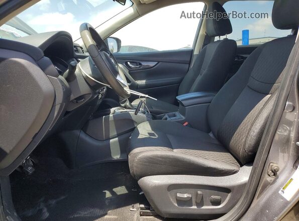 KNMAT2MT4HP522886 2017 NISSAN ROGUE Gray Առջևի վահանակի տեսք