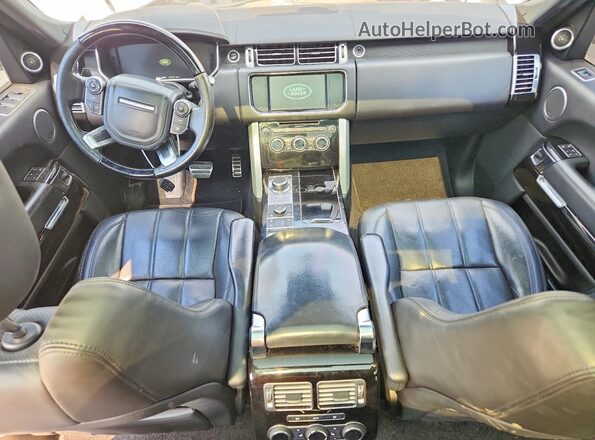 SALGS2EF3GA262996 2016 LAND ROVER RANGE Silver Вид щитка приладів