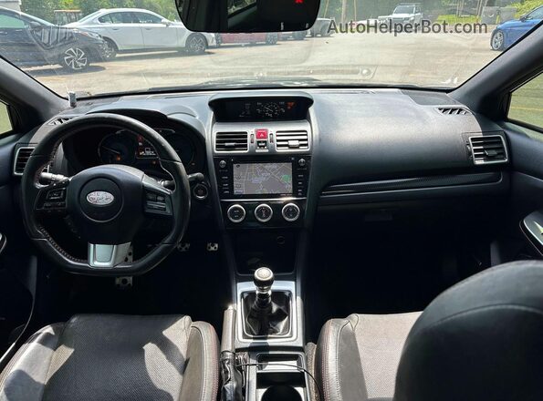 JF1VA1L64H9809085 2017 SUBARU WRX Black Vista del salpicadero
