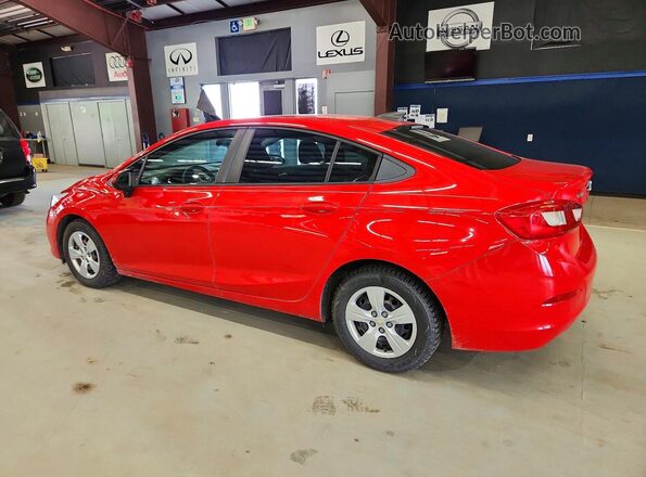 1G1BC5SM3H7140603 2017 CHEVROLET CRUZE Red Tył prawy