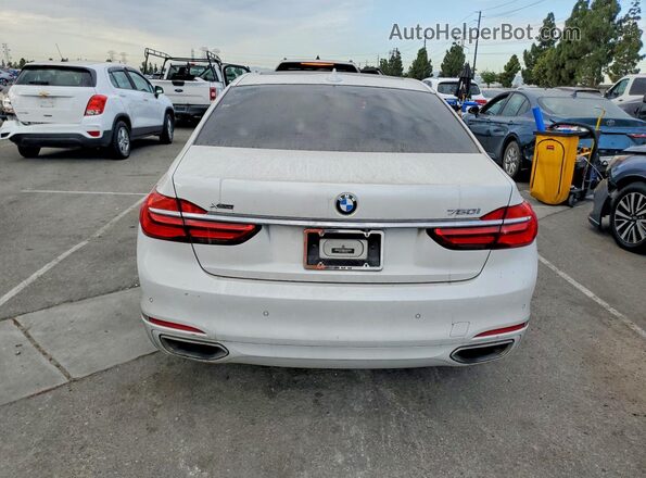 WBA7F2C53GG415098 2016 BMW 7 SERIES White Սալոնի դիմացի տեսք