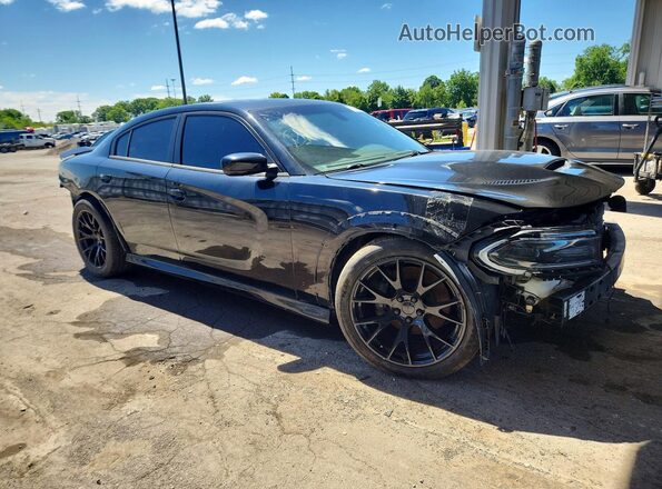2C3CDXL92JH113101 2018 DODGE CHARGER Черный Вид спереди