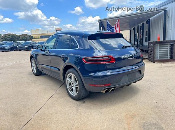WP1AB2A5XJLB34419 2018 PORSCHE MACAN Blue Передня права чверть