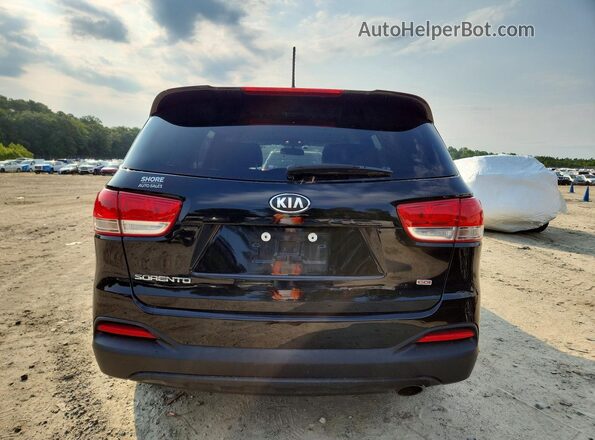 5XYPG4A34HG205370 2017 KIA SORENTO Black Widok wnętrza z przodu