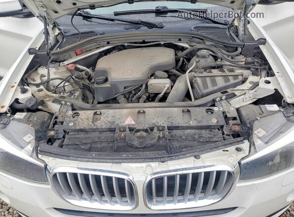 5UXWX9C59G0D85510 2016 BMW X3 White VIN კოდის სტიკერის ხედი