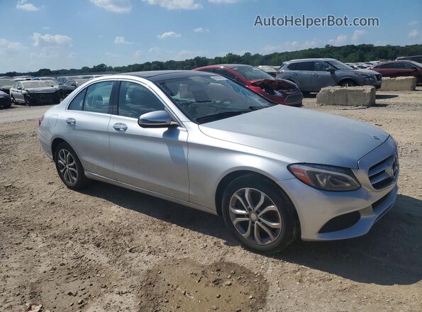 WDDWF4KB8GR128075 2016 MERCEDES-BENZ C-CLASS Silver Вид спереду
