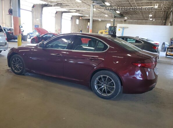 ZARFAEDN8H7558407 2017 ALFA ROMEO GIULIA Maroon Tył prawy