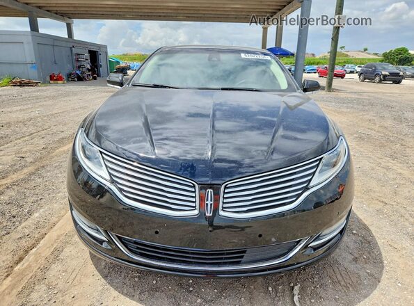 3LN6L2LU7GR622192 2016 LINCOLN MKZ Black Widok z tyłu
