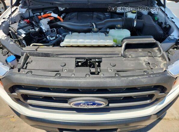 1FTFW1CD6NFB26297 2022 FORD F150 White Շարժիչի բաժամունքի տեսք
