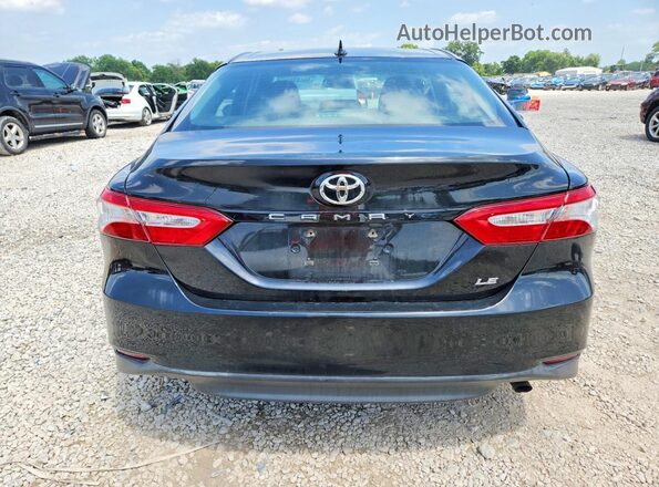 4T1B11HKXJU545985 2018 TOYOTA CAMRY Black Front interior view