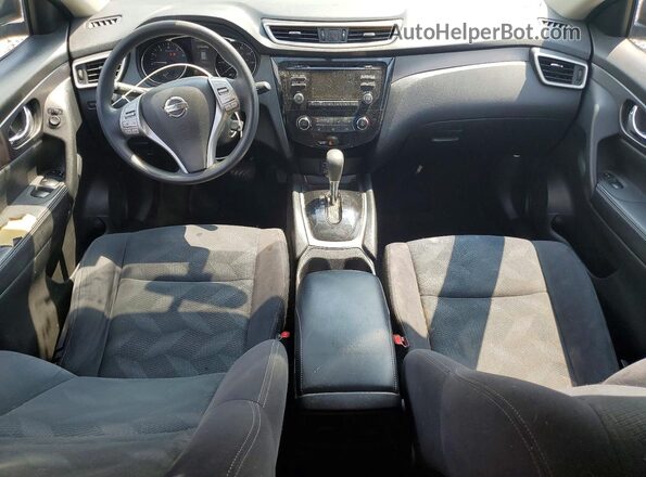 JN8AT2MT1GW007126 2016 NISSAN ROGUE Silver Սարքավորումների վահանակի տեսք