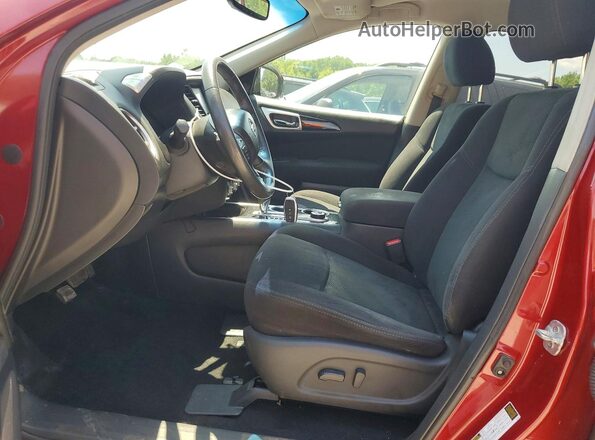 5N1AR2MM4GC655737 2016 NISSAN PATHFINDER Red Front interior view