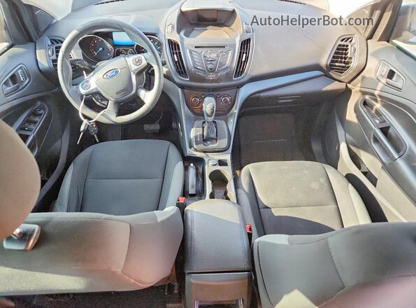 1FMCU0F7XGUC25756 2016 FORD ESCAPE Silver Widok zestawu wskaźników