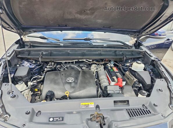 5TDHZRBH4LS041670 2020 TOYOTA HIGHLANDER Blue Вид наклейки з VIN-кодом