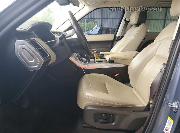 SALWR2RV9JA189536 2018 LAND ROVER RANGE Blue Vista del salpicadero