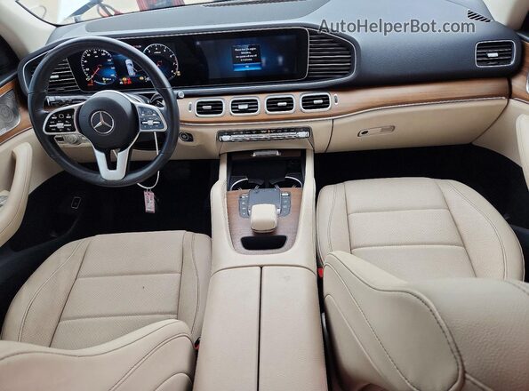 4JGFB4JE2MA523120 2021 MERCEDES-BENZ GLE-CLASS White Vista del cuadro de instrumentos