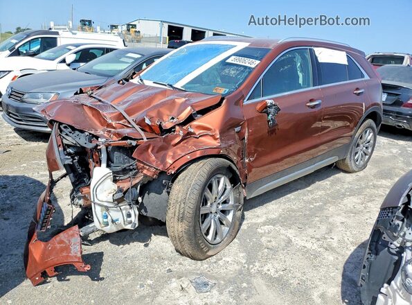 1GYFZDR45MF003793 2021 CADILLAC XT4 Orange Rear left