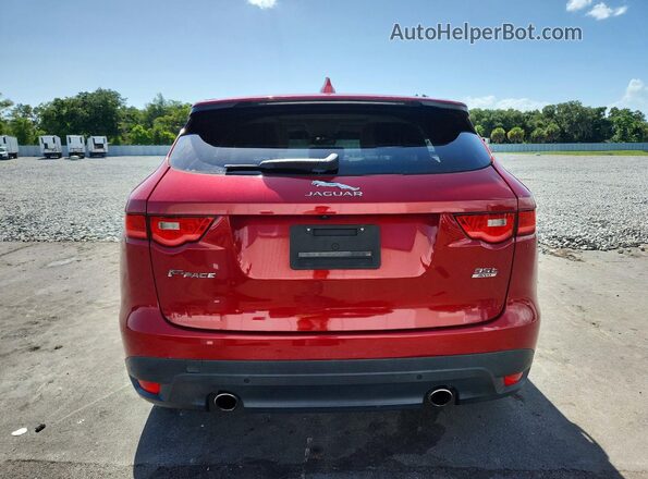 SADCJ2EV9JA257300 2018 JAGUAR F-PACE Red Вид салону спереду