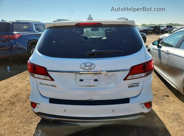 KM8SRDHF6HU252110 2017 HYUNDAI SANTA White Սալոնի դիմացի տեսք