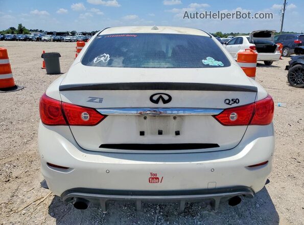 JN1EV7AP7GM301236 2016 INFINITI Q50 White Սալոնի դիմացի տեսք