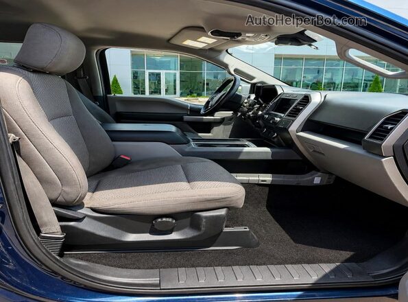 1FTEW1E55KKE92448 2019 FORD F150 Blue Widok z tyłu