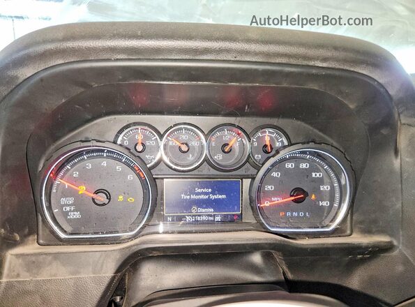 3GCUYDED7LG102747 2020 CHEVROLET SILVERADO Белый Вид задних сидений