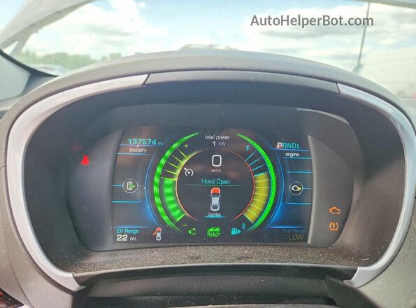 1G1RA6S52HU120654 2017 CHEVROLET VOLT Black Widok tylnych siedzeń