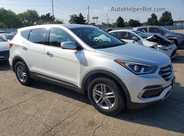 5XYZT3LB0HG498896 2017 HYUNDAI SANTA FE Silver Вид спереду
