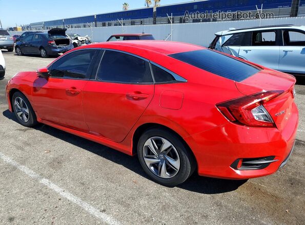 2HGFC2F67LH597478 2020 HONDA CIVIC Red Tył prawy
