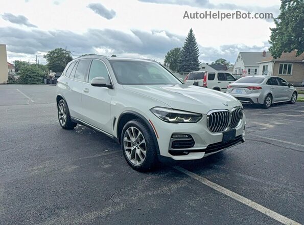 5UXCR6C55KLL61916 2019 BMW X5 White უკანა მარცხენა