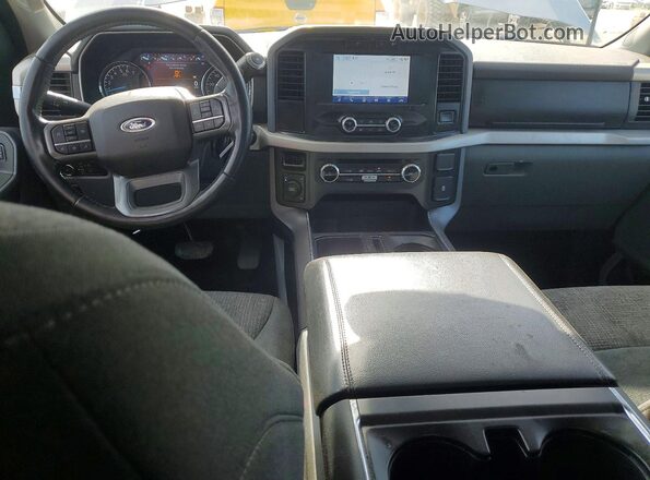 1FTEX1EP7NFB29404 2022 FORD F150 Серебряный Вид щитка приборов