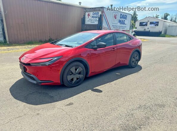 JTDADABU0S3029109 2025 TOYOTA PRIUS Red უკანა მარჯვენა