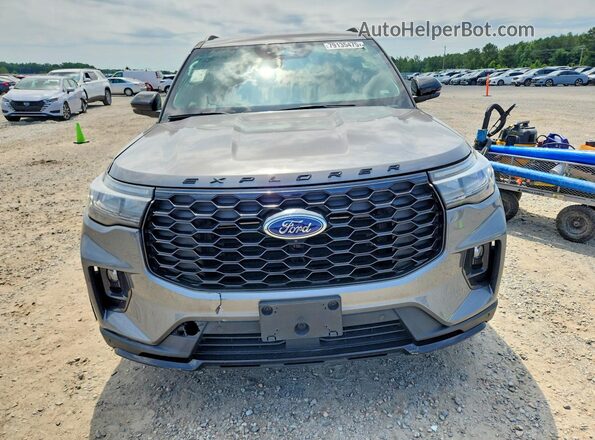 1FMUK8KH6SGB58409 2025 FORD EXPLORER Gray Vista trasera