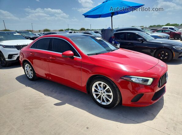 W1K3G4EB5LW042987 2020 MERCEDES-BENZ A Red Vista frontal
