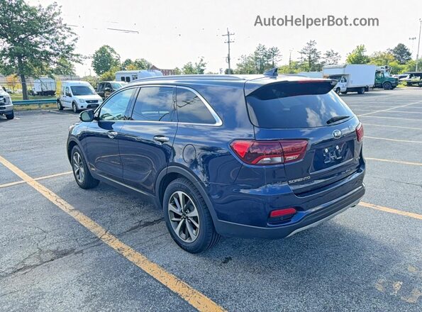 5XYPHDA51KG533285 2019 KIA SORENTO Blue Передня права чверть