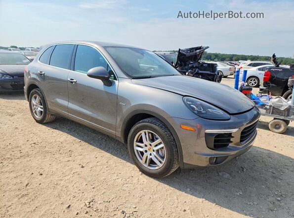 WP1AF2A28GLA40512 2016 PORSCHE CAYENNE Gray Դիմացի տեսք