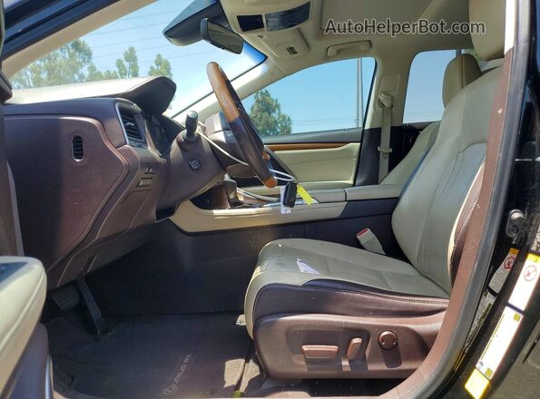 2T2BZMCAXGC007480 2016 LEXUS RX Черный Вид панели приборов